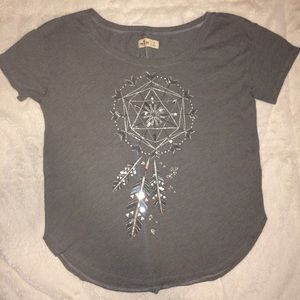 Gray Hollister Top
